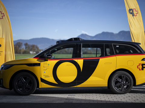 Autos à conduite autonome de CarPostal d'abord testées à Altstätten