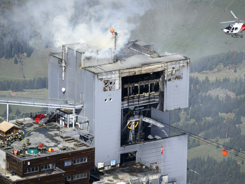 Incendie à Glacier 3000: 30 jours-amendes requis avec sursis
