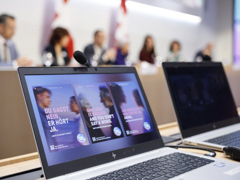 Première campagne de prévention contre la violence domestique