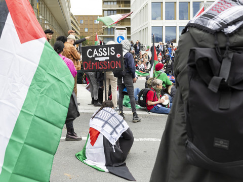 Manifestation pro-palestinienne à Sion: une facture sera envoyée