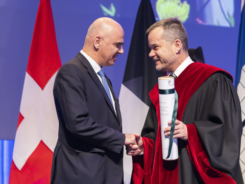 Alain Berset docteur honoris causa de l'Université de Fribourg