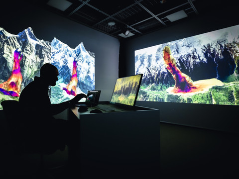 Un modèle permet de simuler en 3D des éboulements en montagne