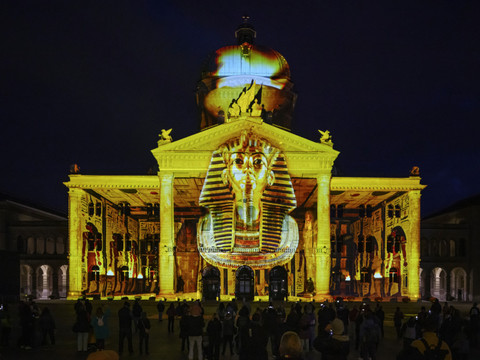 465'000 visiteurs au spectacle de lumière sur le Palais fédéral