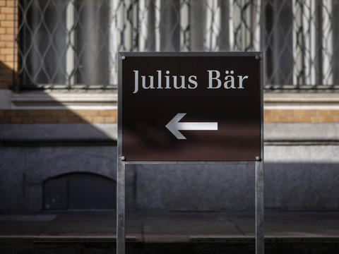 Julius Bär inscrit une nouvelle charge de 149 millions de francs