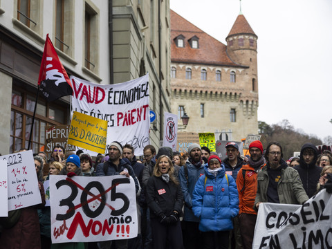 Nouvelle journée d'action de la fonction publique vaudoise