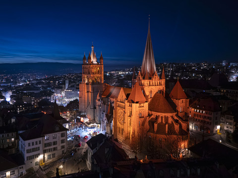Un nouvel éclairage pour la cathédrale de Lausanne