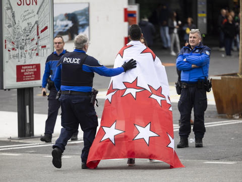 Manifestation pro-palestinienne à Sion: facture à 80'000 francs
