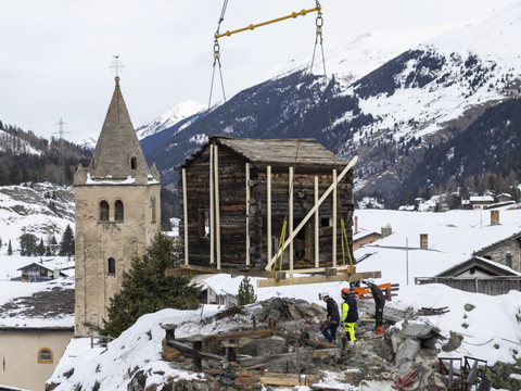 Projet pour mettre en valeur les raccards de Bourg-St-Pierre (VS)