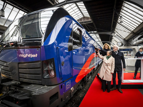 Nouveau train de nuit présenté par les CFF à Zurich