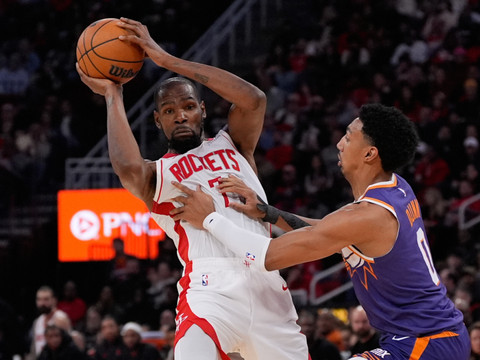 Houston et Durant à la fête face aux Suns