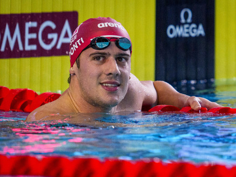 Européens: Noè Ponti facilement en finale du 200 m papillon