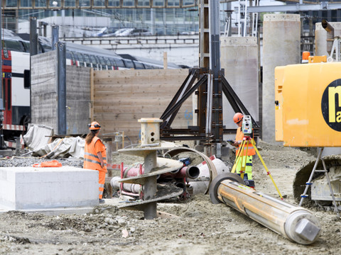 L'extension de la gare de Berne accuse un retard de deux ans