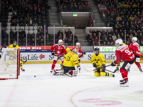 La Suisse battue par la Suède