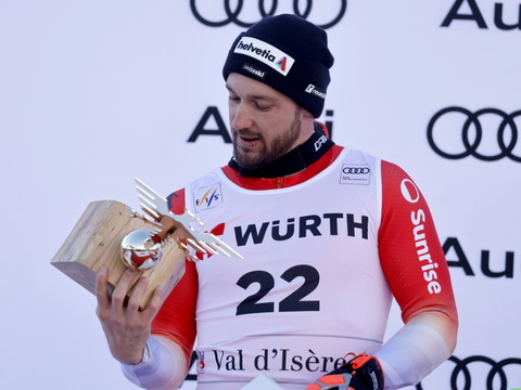 A Val d'Isère, le retour en grâce de Luca Aerni