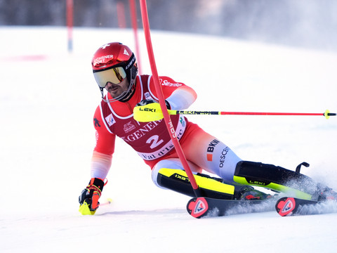 Val d'Isère: Loïc Meillard en tête après la 1re manche du slalom