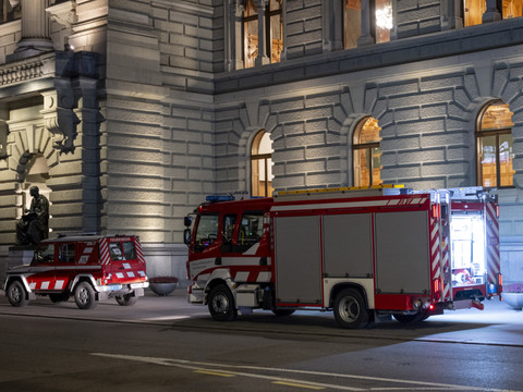 Un incendie perturbe le fonctionnement du Palais fédéral