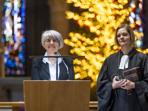 Cathédrale à Lausanne: culte de Noël avec Elisabeth Baume-Schneider