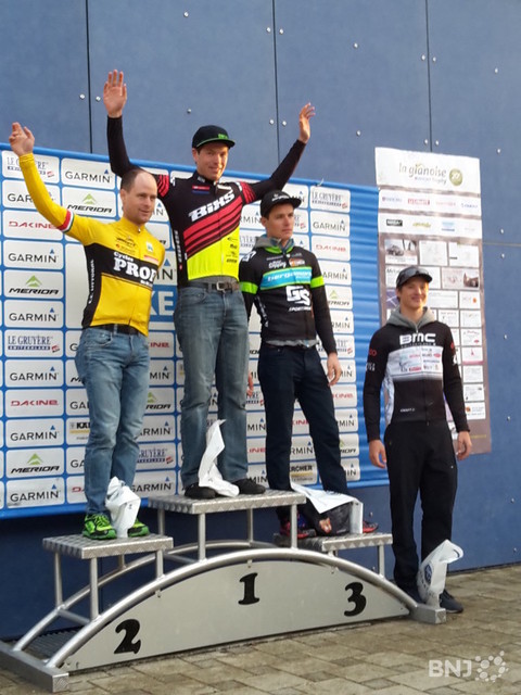 Jérémy Huguenin s'est imposé devant Nicolas Luthi. 