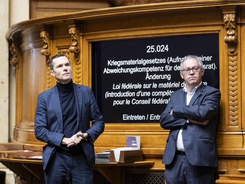Référendum lancé contre l'assouplissement de la loi sur le matériel de guerre
