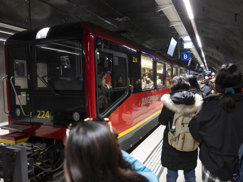 Fréquentation en hausse pour Jungfraubahn l'année dernière