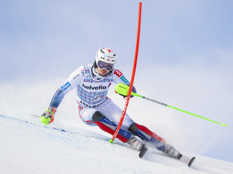 Slalom: Kristoffersen mène le bal, Meillard 5e