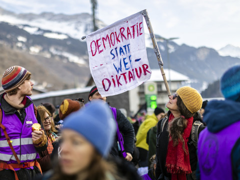 Trump donne un coup de pouce à la manifestation contre le WEF