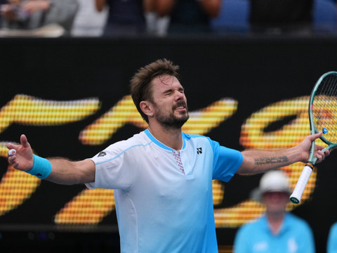 Wawrinka passe le 1er tour à Melbourne