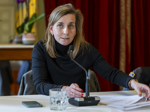 Marie Barbey-Chappuis entendue au tribunal face à un Bandido