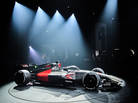 Audi présente la première monoplace de son histoire