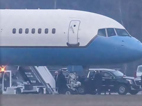 Donald Trump a quitté Davos et repris son avion à Zurich