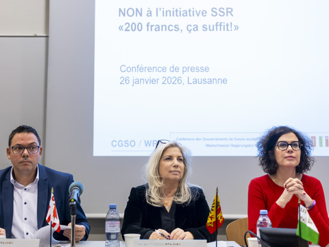 Les gouvernements romands contre la baisse de la redevance SSR