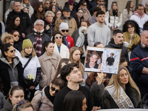 Hommage aux victimes de Crans-Montana à Lutry (VD)