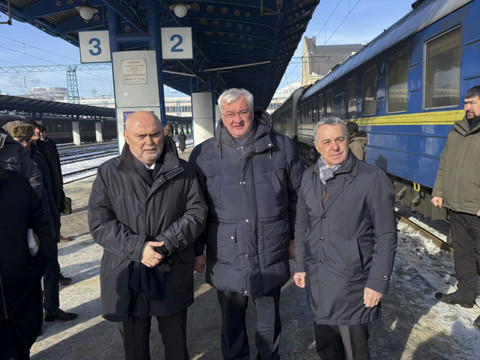 Ignazio Cassis s'est rendu en Ukraine pour des entretiens
