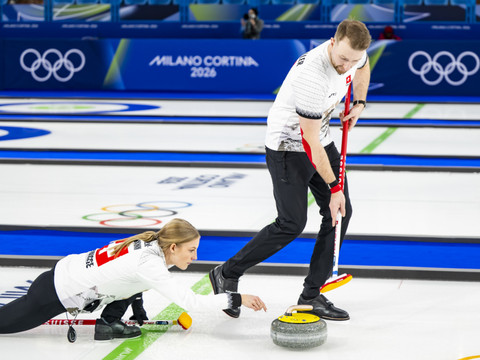 Les Schwaller largement battus par l'Italie en double mixte