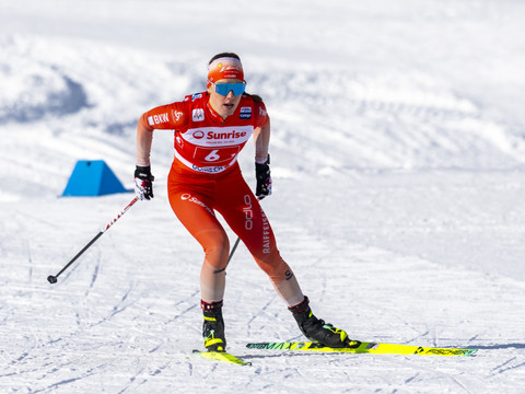 Nadja Kaelin brillante 4e du skiathlon