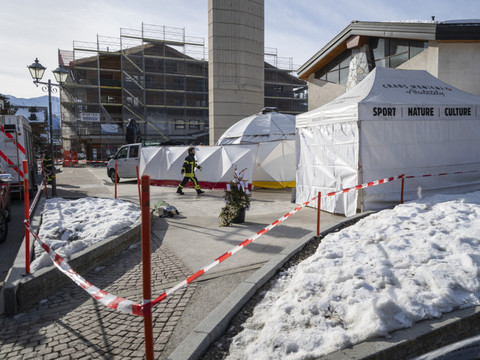 Incendie au mémorial dédié aux victimes de Crans-Montana