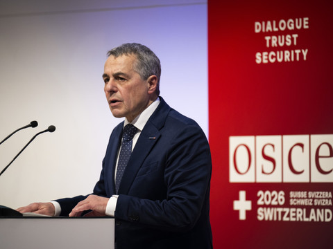 Ignazio Cassis inaugure la conférence de l'OSCE à Saint-Gall