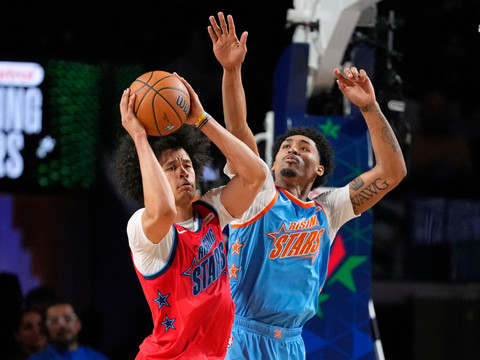 George gagne le Rising Stars Challenge avec la Team Vince