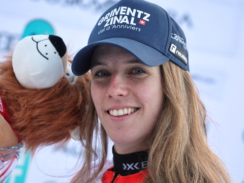 Camille Rast dans un rôle de favorite en géant