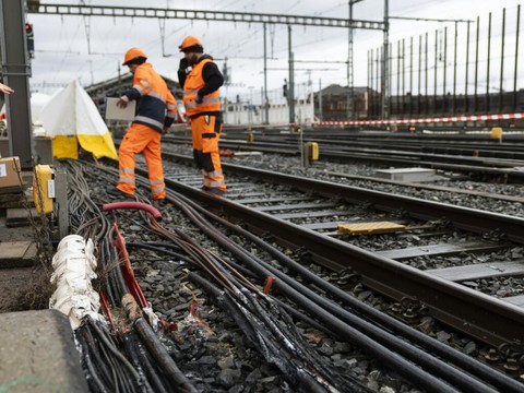 Ligne Lausanne-Prilly-Malley endommagée: 1000 fils à réparer