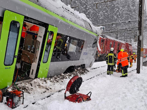 Goppenstein (VS): les trains circulent à nouveau, mais sur une voie