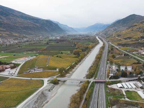L'autoroute entre Sion et Sierre va subir d'importants travaux