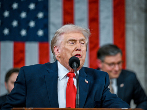 Devant le Congrès, le long exercice d'autosatisfaction de Trump