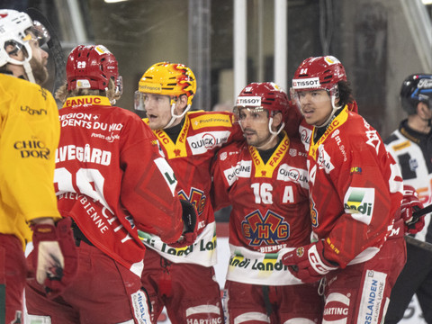 Bienne bat Langnau et jouera le play-in de National League