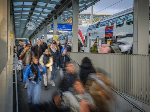 Les CFF ont enregistré un record d'affluence en 2025