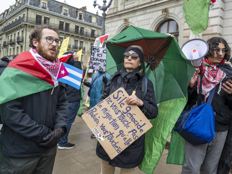 800 personnes manifestent contre l'impérialisme à Genève