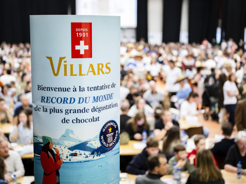 Record du monde de la dégustation de chocolat à Fribourg