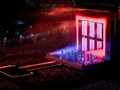 Gigantesque concert de retour des rois de la K-pop BTS à Séoul