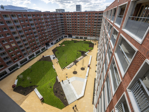 Les premiers habitants arrivent au nouveau Quai Vernets à Genève