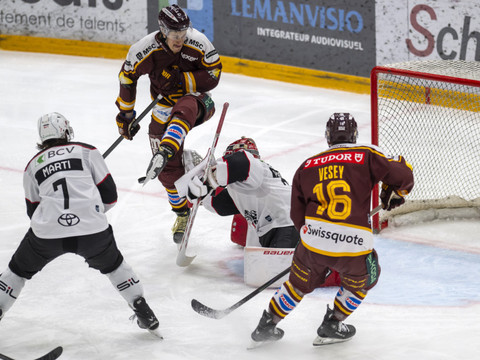 National League: Genève bat Lausanne et file en demi-finale